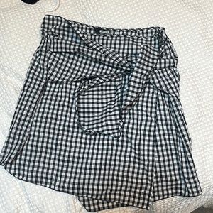 Misguided gingham wrap skirt size 10